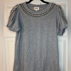 BiBi Heather Gray Top